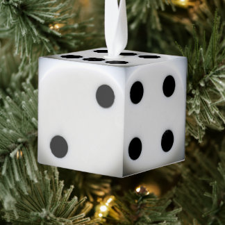 D6 CUBE ORNAMENT