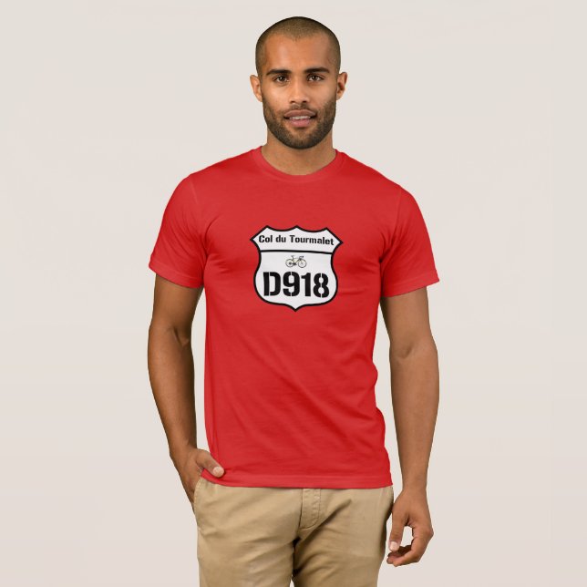 D918:  Col du Tourmalet T-Shirt (Front Full)