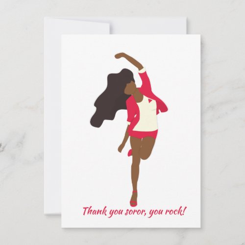 D9 Diva 1913 Thank You Card