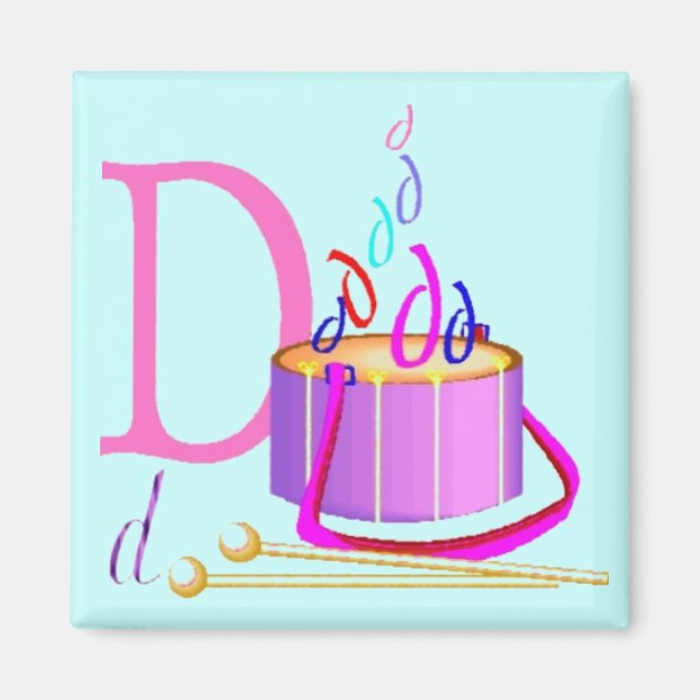 D - Alphabet Magnet (Front)