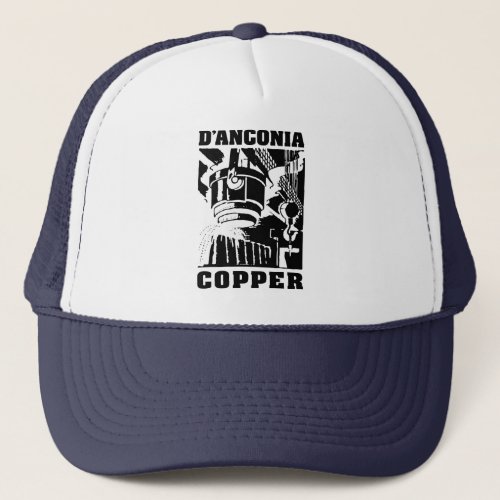 dâAnconia Copper  Black Logo Trucker Hat