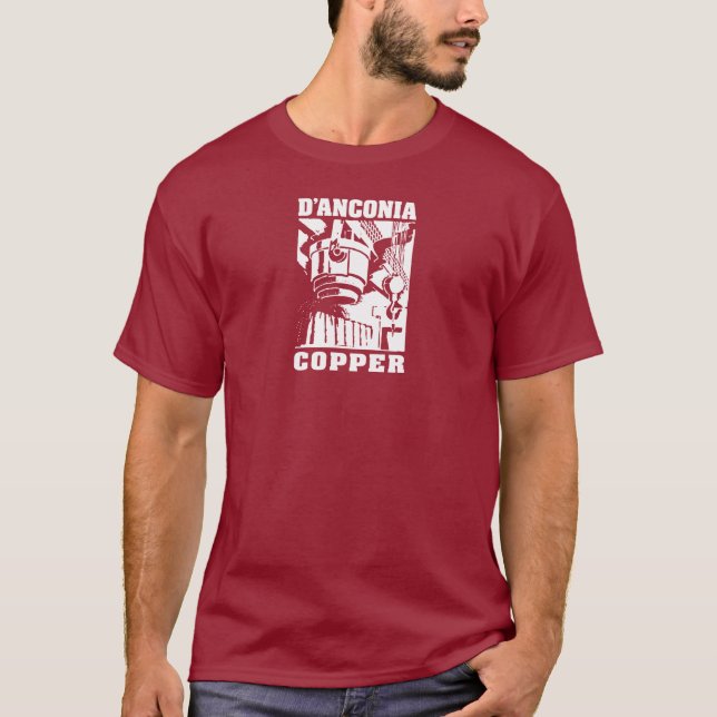 d’Anconia Copper / White Logo T-Shirt (Front)