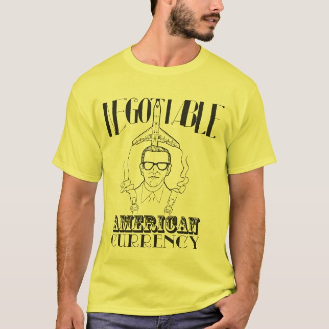 D.B. Cooper - Negotiable American Currency T-Shirt (Front)