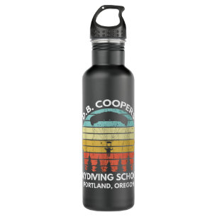 D. B. Coopers Skydiving School Portland, Oregon Fu Stainless Steel Water Bottle