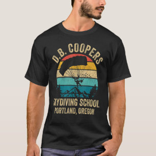 D B Coopers Skydiving School Portland Oregon  Vint T-Shirt