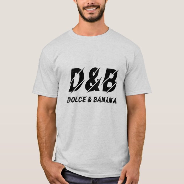 D & B | Dolce & Banana | Funny Banana  T-Shirt (Front)
