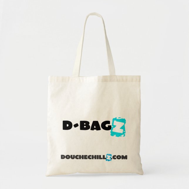 D-Bagz Douchechillz Canvas Tote - Blue Bag (Front)