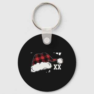 D Buffalo Plaid Matching Family Keychain