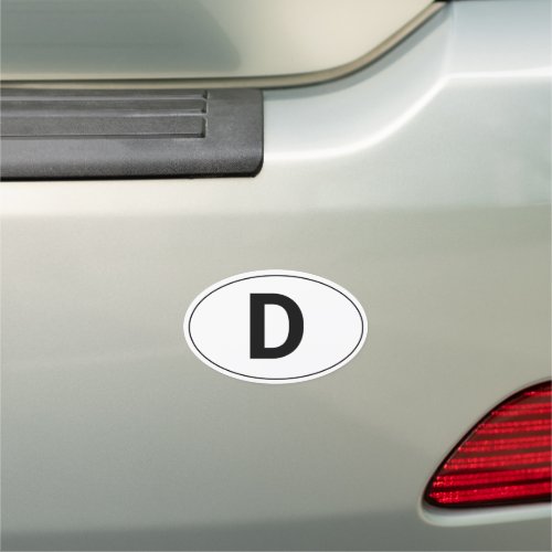 D Car Magnet  Germany German travel sticker