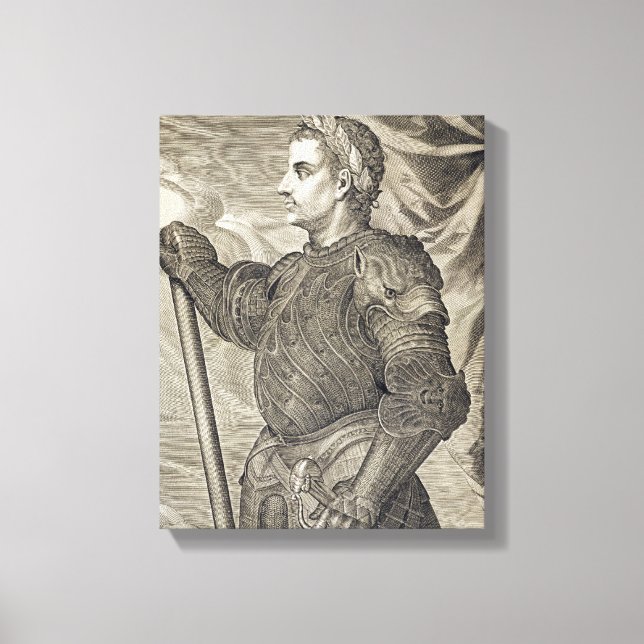 D. Claudius Caesar Emperor of Rome from 41 - 54 AD Canvas Print (Front)