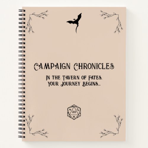 DD Campaign Chronicle Notebook