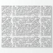 D&D Dungeon Map Wrapping Paper (Flat)