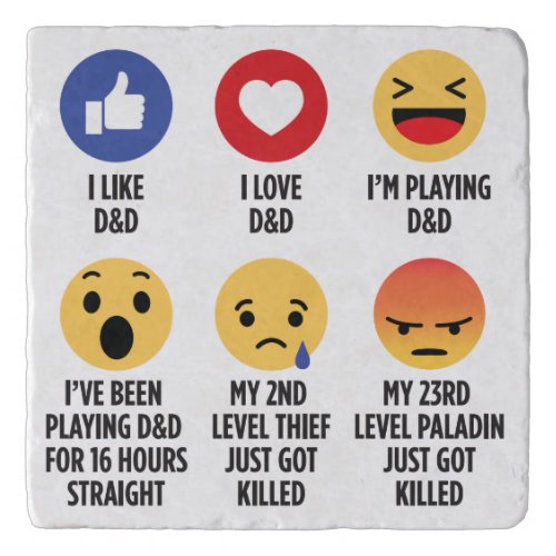 D&D Emojis Trivet