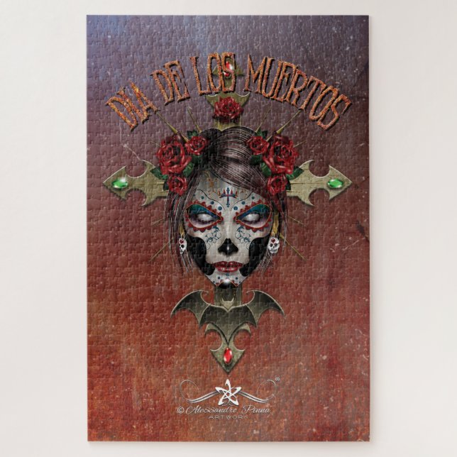 D.D.L.M. La Catrina Jigsaw Puzzle (Vertical)