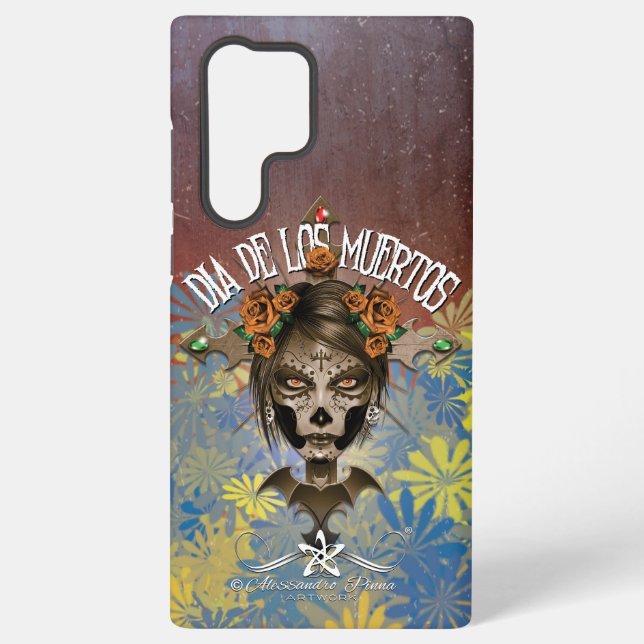 D.D.L.M. La Catrina Samsung Galaxy Case (Back)