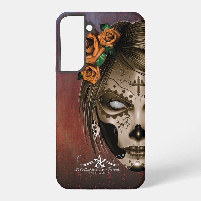 D.D.L.M. La Catrina  Samsung Galaxy Case (Back)