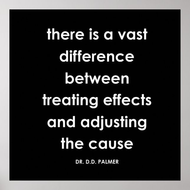 D.D. Palmer - Chiropractic Quote Series Print (Front)