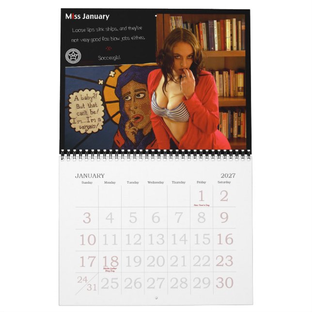 D&D pinup calendar (Jan 2027)