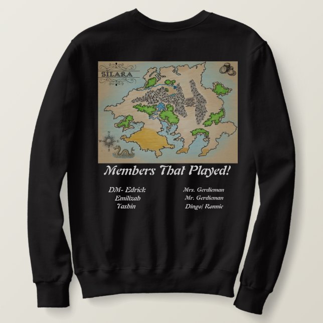 D&D Sweater!  Sweatshirt (Design Back)