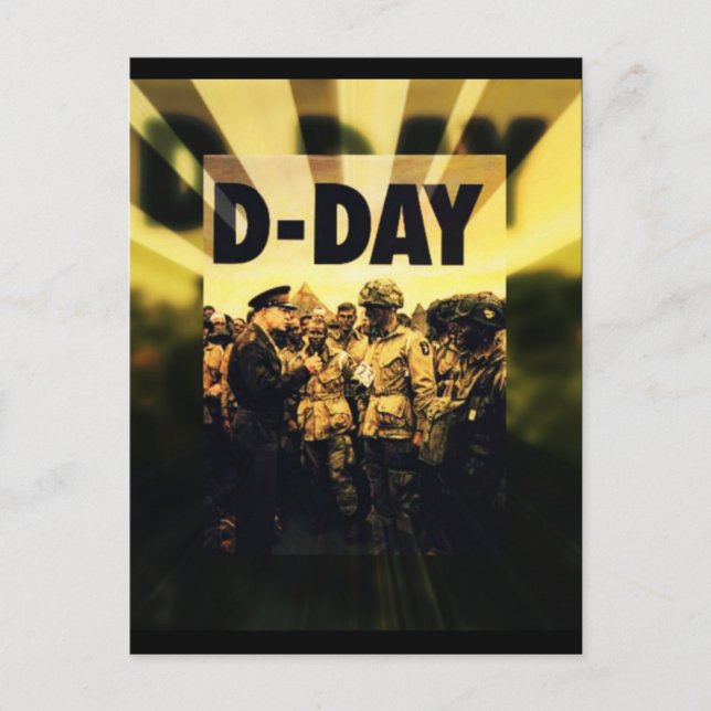 D-Day 65th Anniversary June 6, 2009 Postcard (Front)