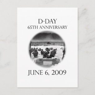 D-Day 65th Anniversary Remembrance Postcard