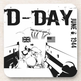 D-DAY 6th June 1944 Beverage Coaster