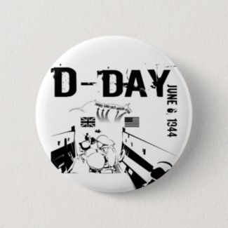 D-DAY 6th June 1944 Button