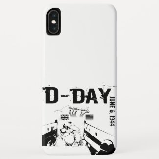 D-DAY 6th June 1944 iPhone XS Max Case
