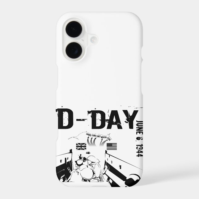 D-DAY 6th June 1944 Iphone Case (Back)