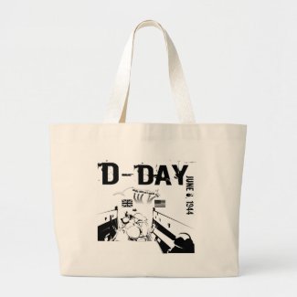 D-DAY 6th June 1944 Large Tote Bag