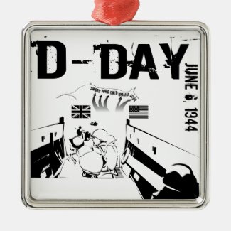 D-DAY 6th June 1944 Metal Ornament