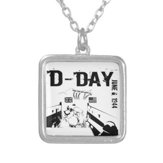 D-DAY 6th June 1944 Silver Plated Necklace