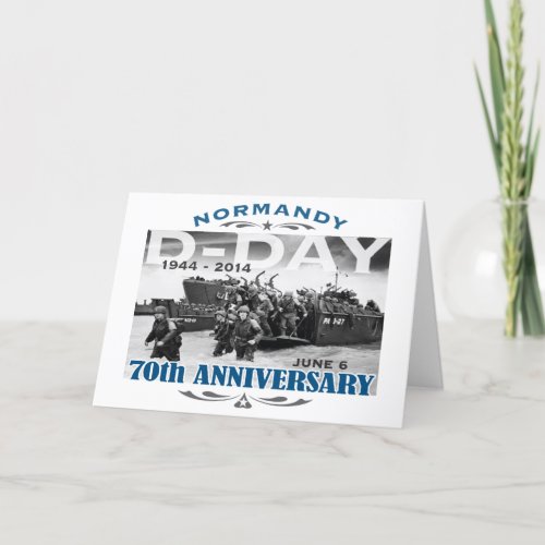 D_Day 70th Anniversary Battle of Normandy Card