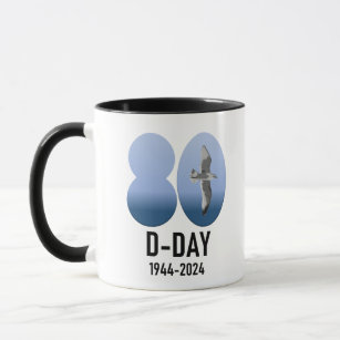 D-Day 80 - 1944-2024 Mug