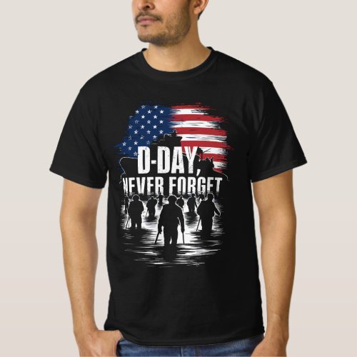 D_Day 80th Anniversary _ Never Forget June 6th 194 T_Shirt