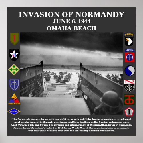 D_Day Invasion Of Normandy Poster