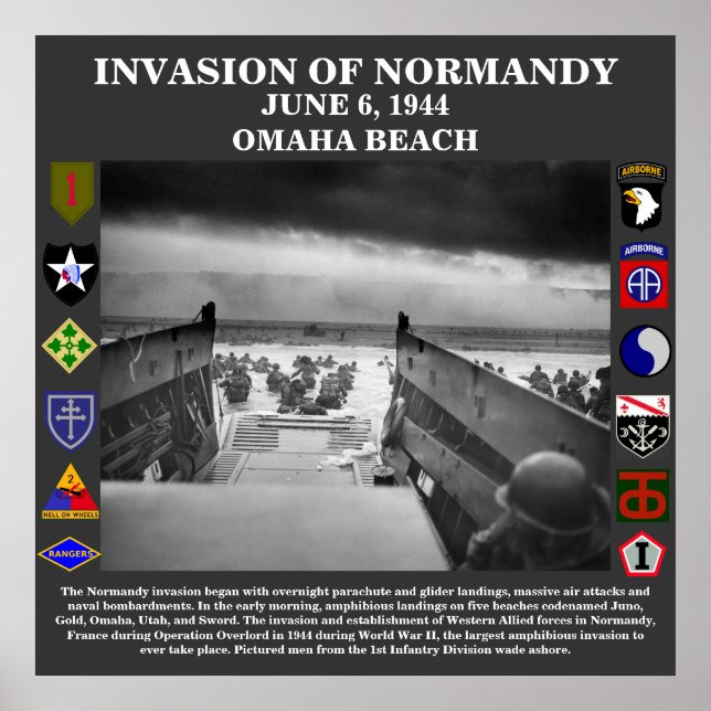 D-Day Invasion Of Normandy Poster (Front)