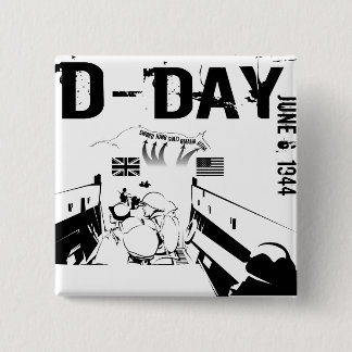 D-DAY June 6, 1944 Button