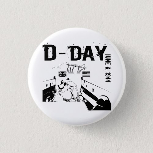 D_DAY June 6 1944 Button