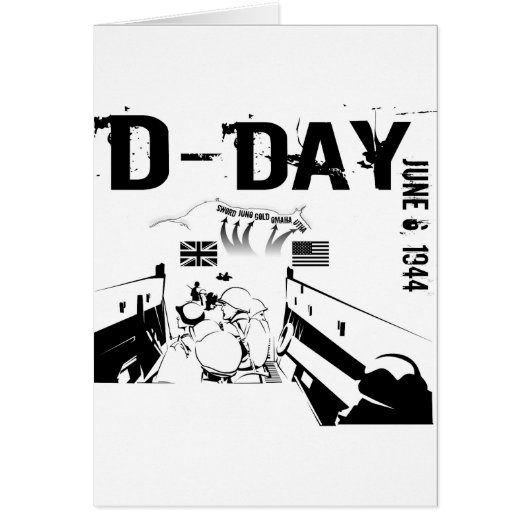 D-DAY June 6, 1944 Cards (Front)