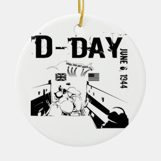 D-DAY June 6, 1944 Ceramic Ornament