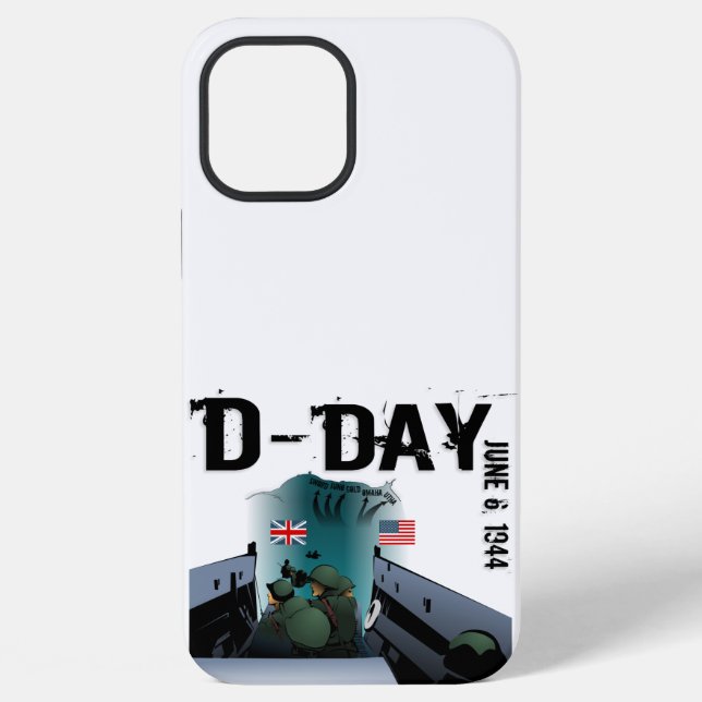 D-DAY June 6, 1944 Iphone Case (Back)