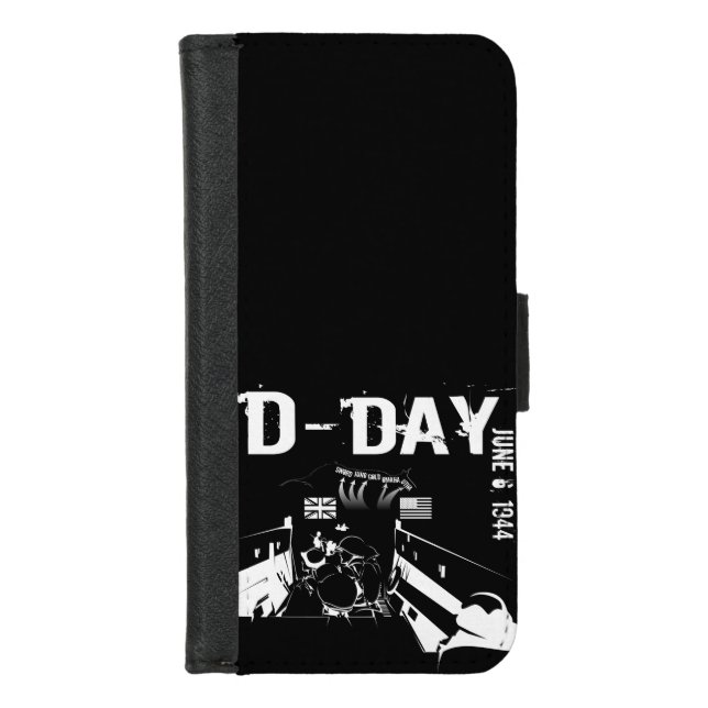 D-DAY June 6, 1944 iPhone Wallet Case (Front)
