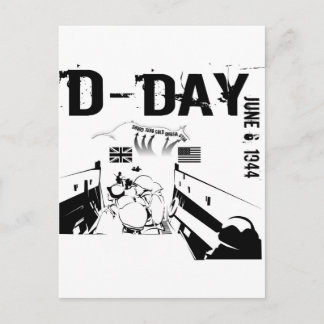 D-DAY June 6, 1944 Postcard