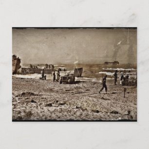 D-Day Landings Assorted Images Postcard