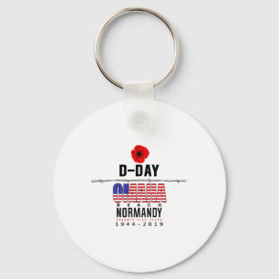 D Day Omaha Beach Anniversary Keychain