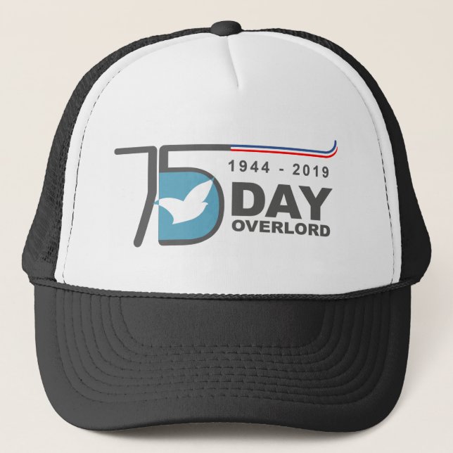 D-Day Overlord 1944 2019 Trucker Hat (Front)