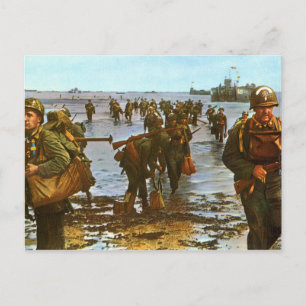 D Day Postcard