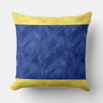 D Delta Watercolor Nautical Signal Maritime Flag Throw Pillow