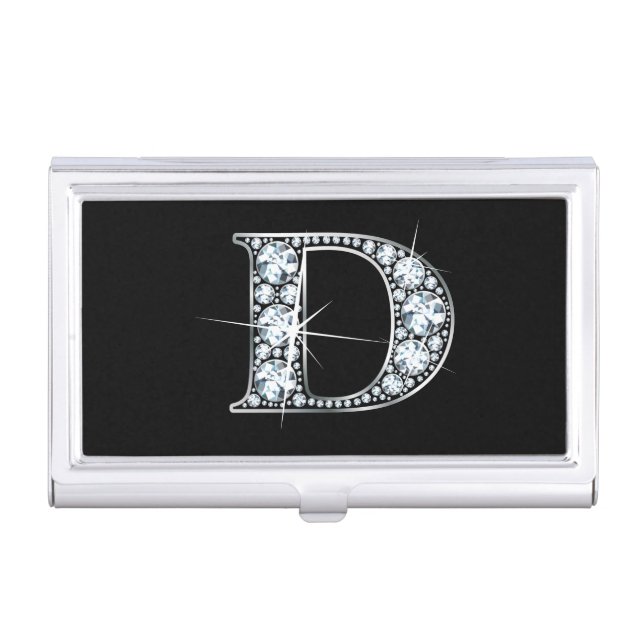 D "Diamond Bling" Case For Business Cards (Front)